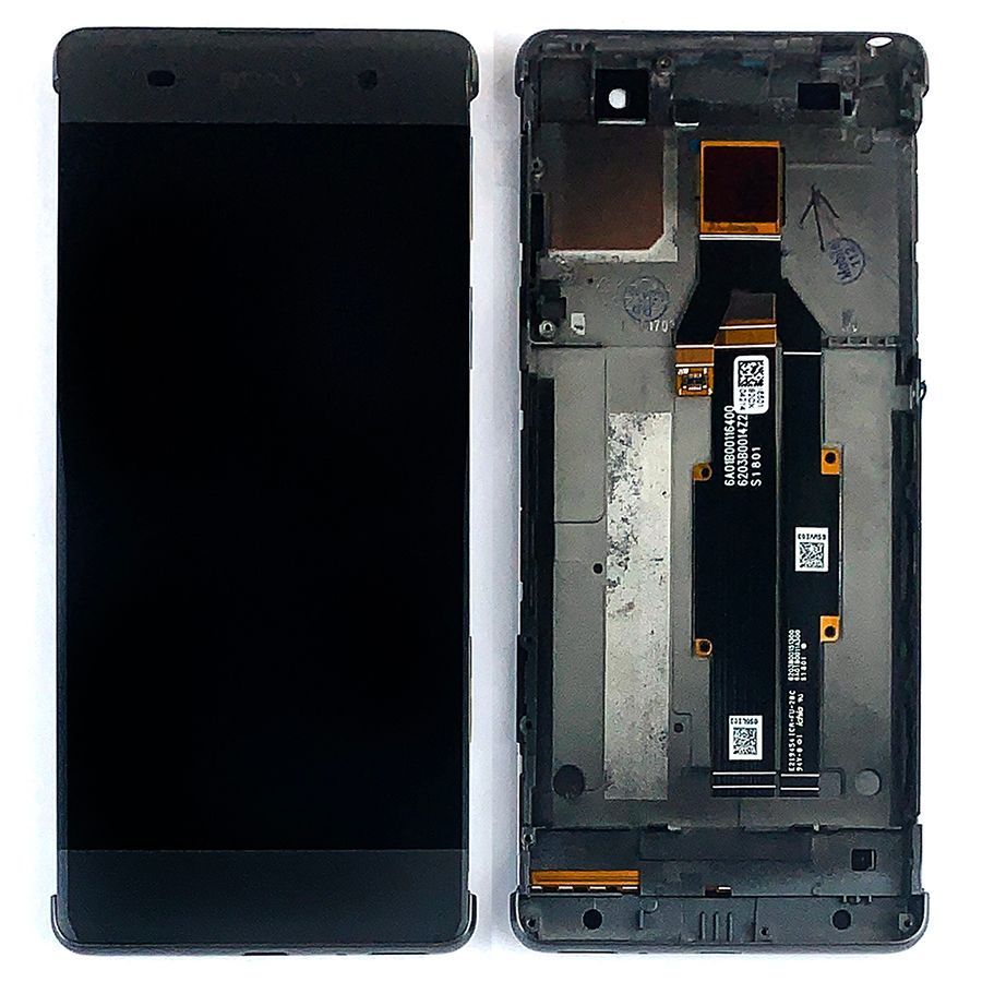 Дисплей Sony Xperia XA F3111 F3112 + тачскрин (серый оригинал Китай в рамке) 152752 фото