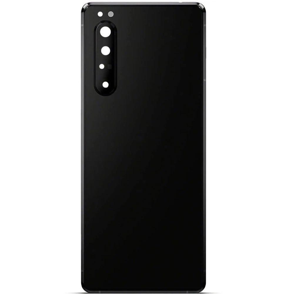 Задняя крышка Sony Xperia 1 II XQ-AT51 AT52 (черная оригинал Китай со стеклом камеры) 146539 фото