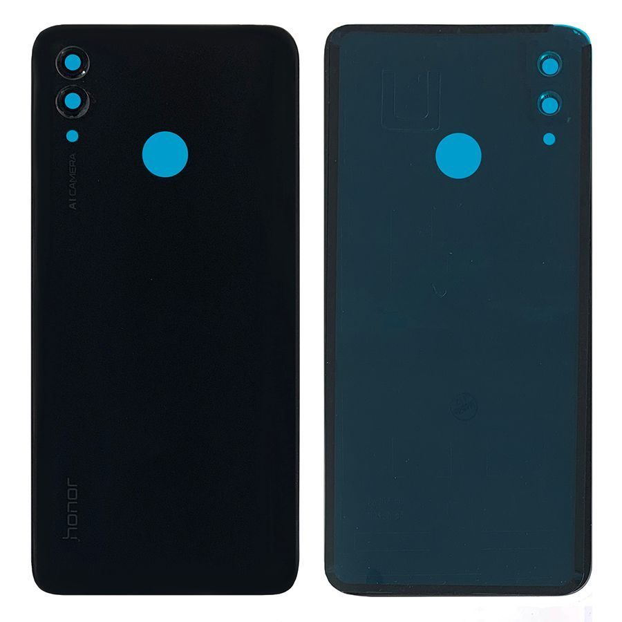 Задняя крышка Huawei Honor 10 Lite HRY-LX1 (черная оригинал Китай со стеклом камеры) 161815 фото