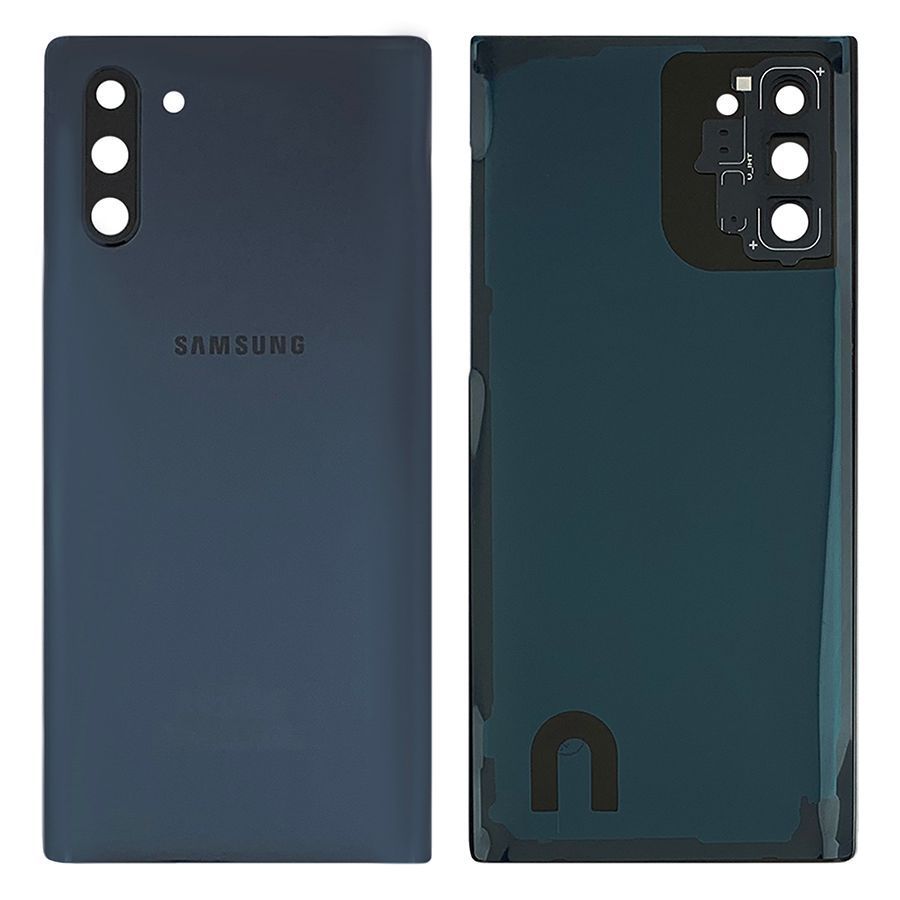 Задняя крышка Samsung Galaxy Note 10 N970F (черная оригинал Китай со стеклом камеры) 144778 фото