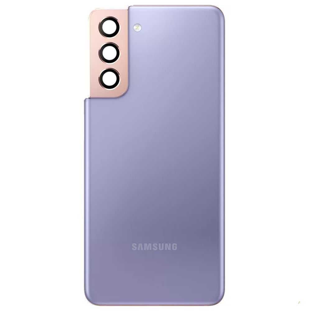 Задняя крышка Samsung Galaxy S21 5G G991B (фиолетовая со стеклом камеры) 161403 фото
