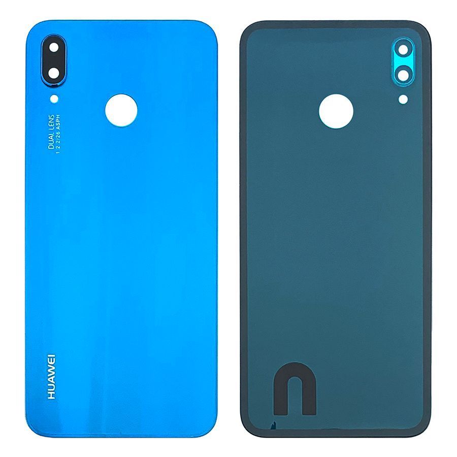 Задняя крышка Huawei P20 Lite ANE-LX1 (синяя оригинал Китай со стеклом камеры) 159243 фото