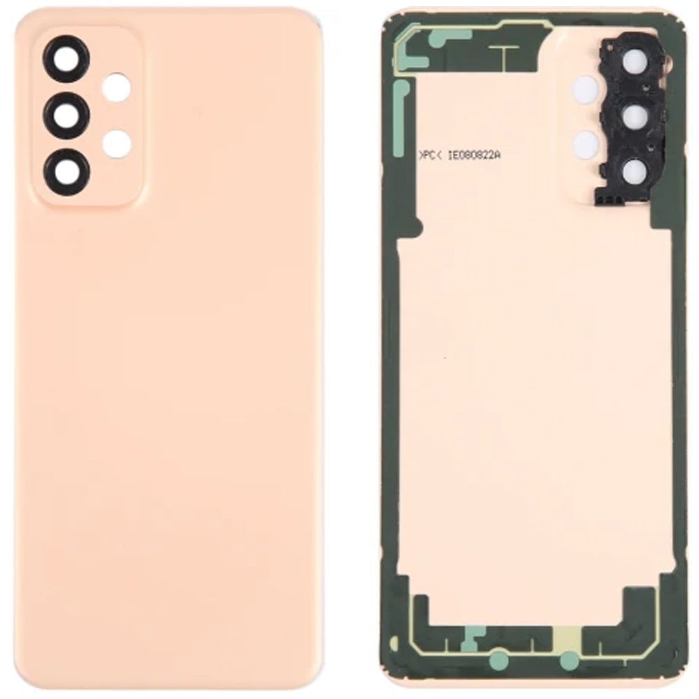 Задняя крышка Samsung Galaxy A23 A235F (оранжевая оригинал Китай со стеклом камеры) 154175 фото