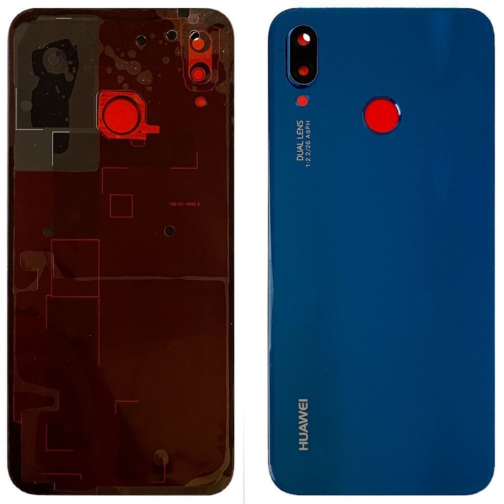 Задняя крышка Huawei P20 Lite ANE-LX1 (синяя Original New со стеклом камеры) 159239 фото