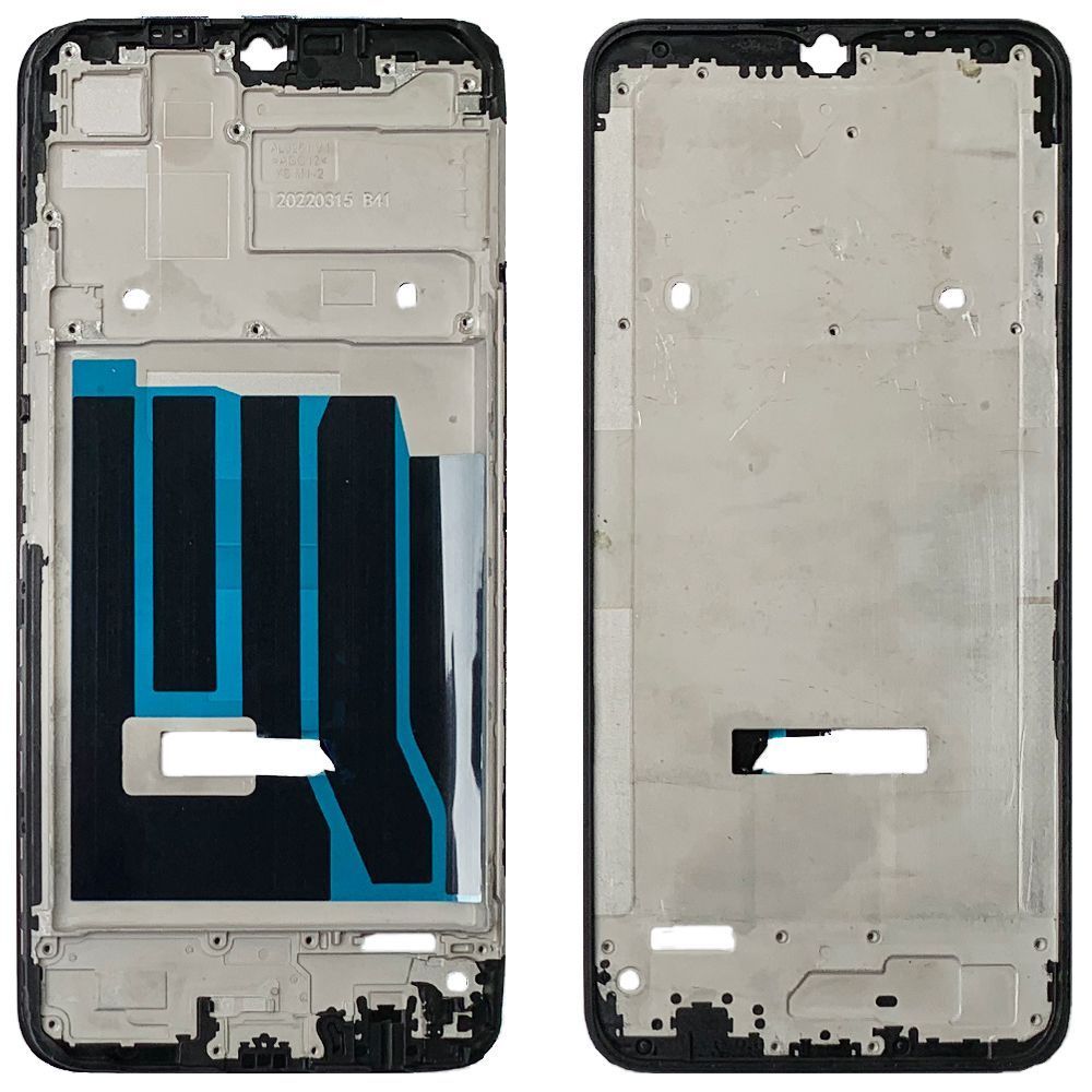 Рамка дисплея Realme C11 2021 RMX3231 (черная) 149170 фото
