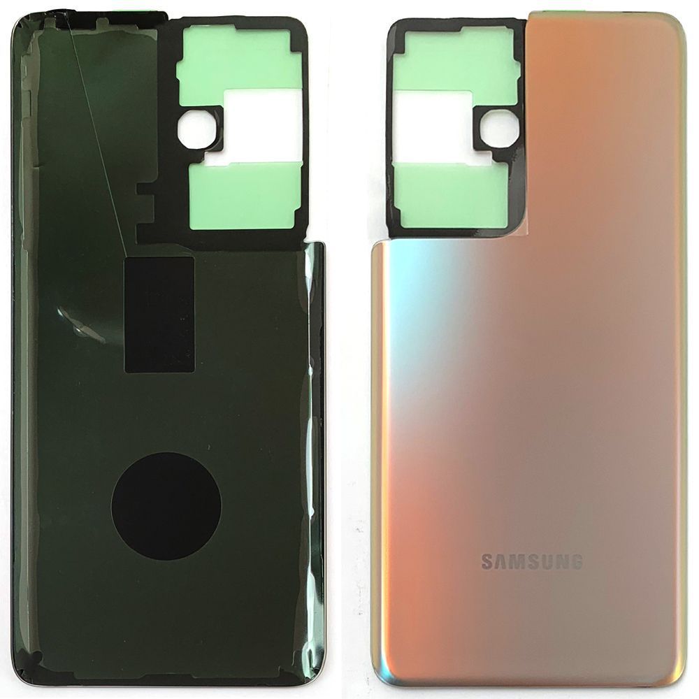 Задняя крышка Samsung Galaxy S21 Ultra 5G G998B (серебристая оригинал Китай) 161430 фото