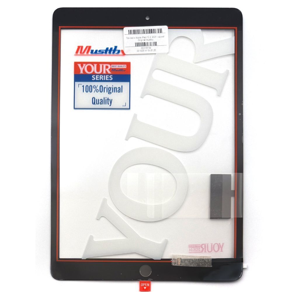 Тачскрин Apple iPad 10.2 2021 A2602, A2603, A2604, A2605, iPad 9 (черный Original Musttby полный с кнопкой) 181664 фото