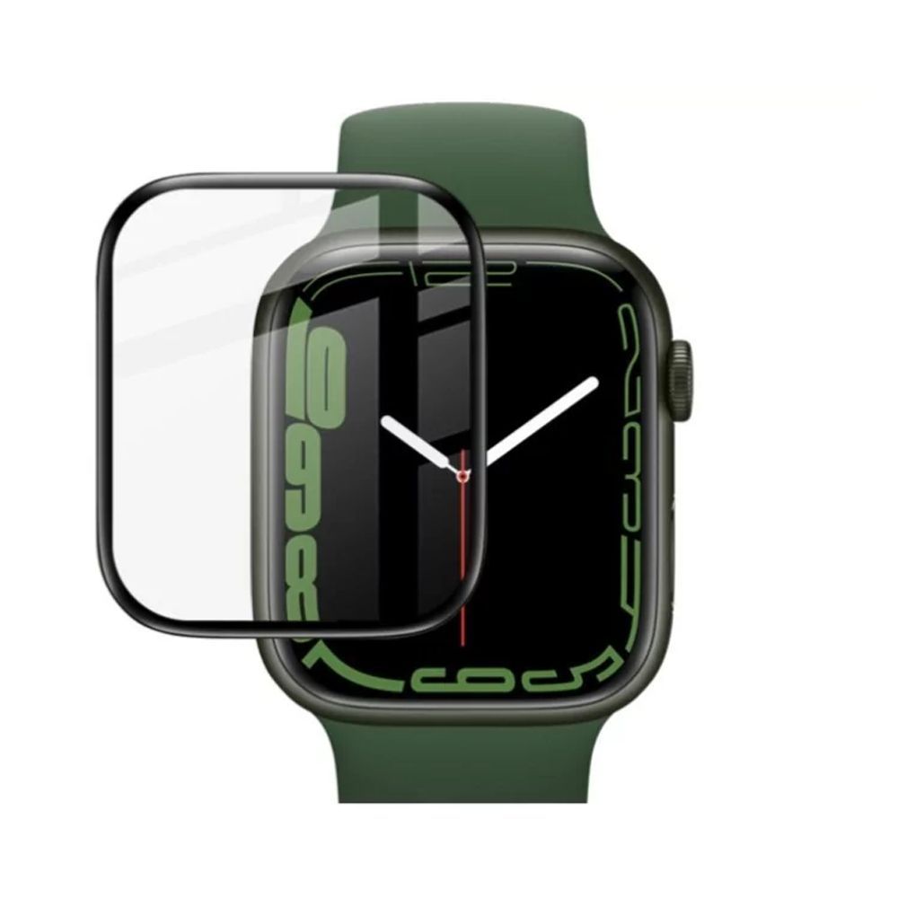 Защитное стекло (пленка) Apple Watch 1, Watch 2, Watch 3 38 мм (черное Glass) 153274 фото