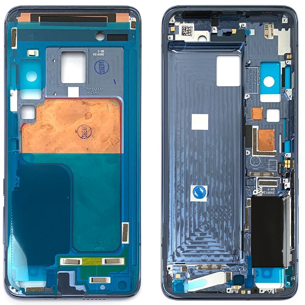 Рамка дисплея Xiaomi Mi 10, Mi 10 Pro (серая оригинал Китай) 158163 фото