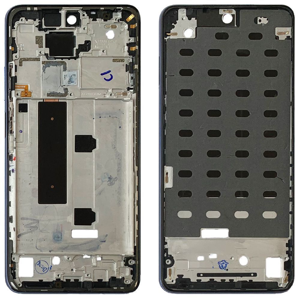 Рамка дисплея Xiaomi Mi 10T Lite (синяя оригинал Китай) 145823 фото