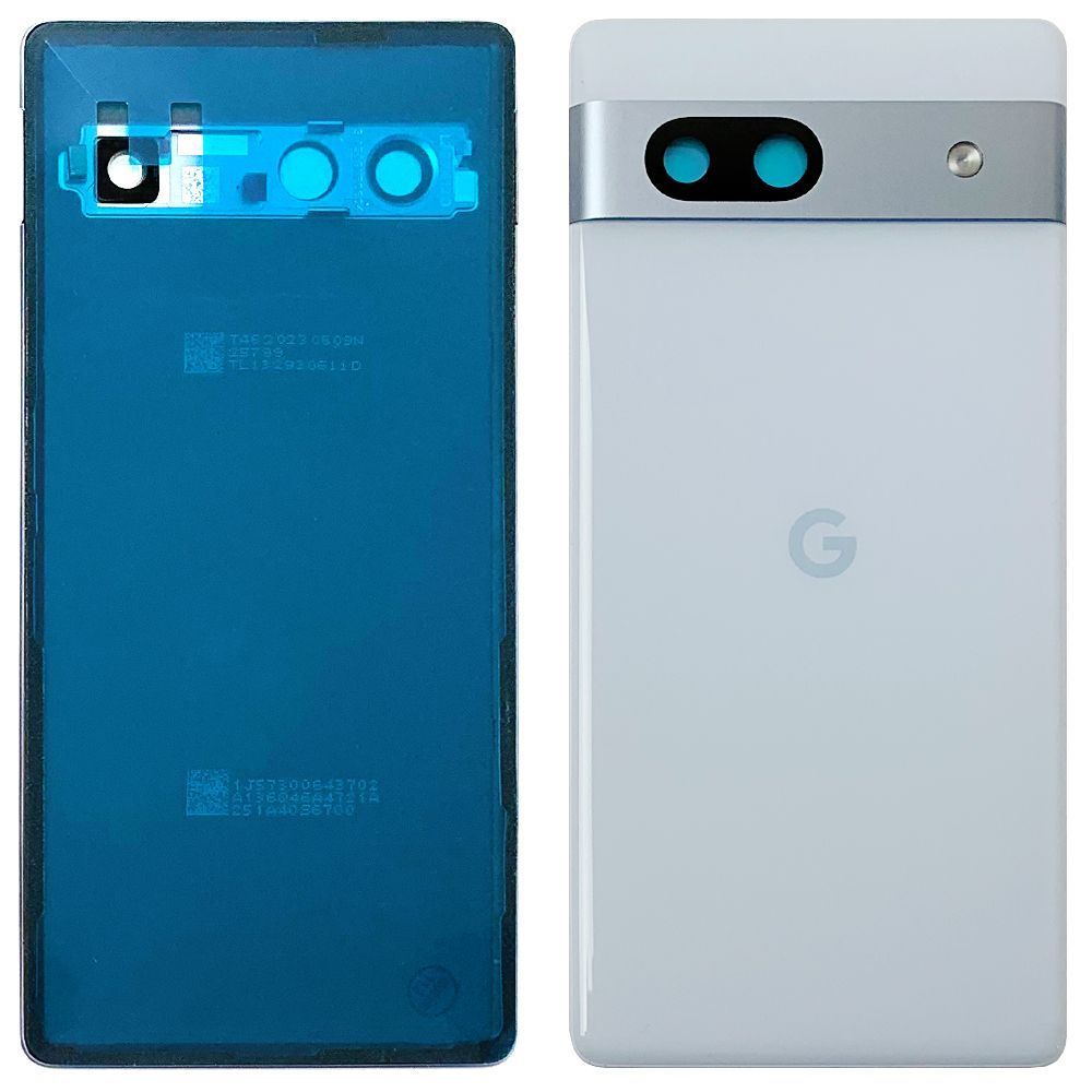 Задняя крышка Google Pixel 7a (голубая оригинал Китай со стеклом камеры) 147718 фото