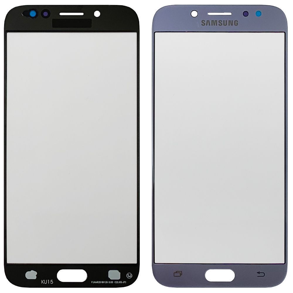 Стекло дисплея Samsung Galaxy J7 2017 J730F (голубое с OCA пленкой) 146298 фото