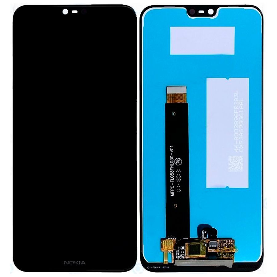 Дисплей Nokia 7.1 TA-1100 TA-1095 + тачскрин (черный) 151345 фото
