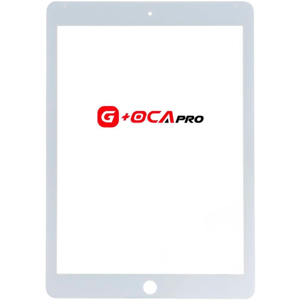 Стекло дисплея Apple iPad Air 2 (белое OCA Pro с пленкой) 160296 фото