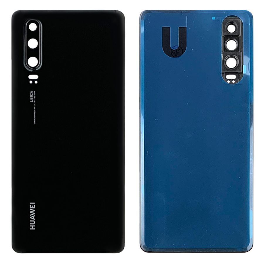 Задняя крышка Huawei P30 ELE-L29 (черная оригинал Китай со стеклом камеры) 144959 фото