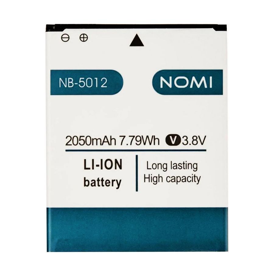 Аккумулятор Nomi NB-5012 оригинал Китай i5012 Evo M2, i5013 Evo M2 Pro 2050 mAh 162388 фото