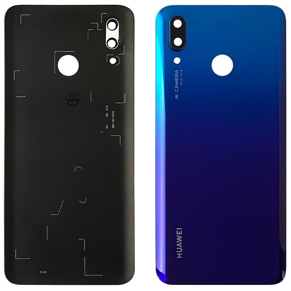 Задняя крышка Huawei Nova 3 (фиолетовая оригинал Китай со стеклом камеры) 159815 фото
