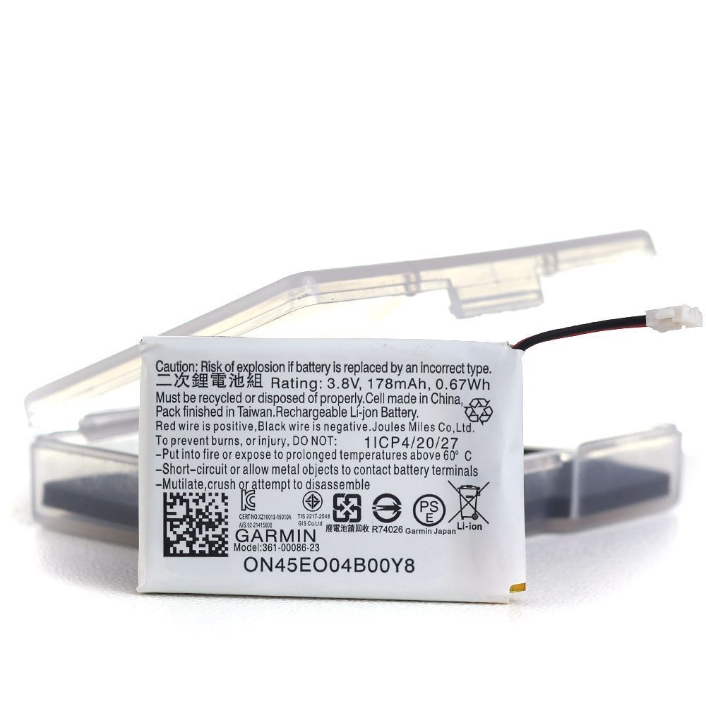 Аккумулятор Garmin 361-00086-23 Fenix 6S Solar, 6S Pro (оригинал Китай 178 mAh) 183213 фото