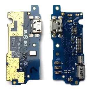 Шлейф Meizu M3S с разъемом зарядки, микрофоном и вибро Оригинал Китай - нижняя плата 160280 фото
