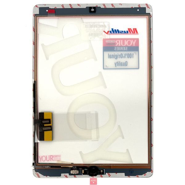 Тачскрин Apple iPad 10.2 2021 A2602, A2603, A2604, A2605, iPad 9 (белый Mustbby полный с кнопкой) 163368 фото