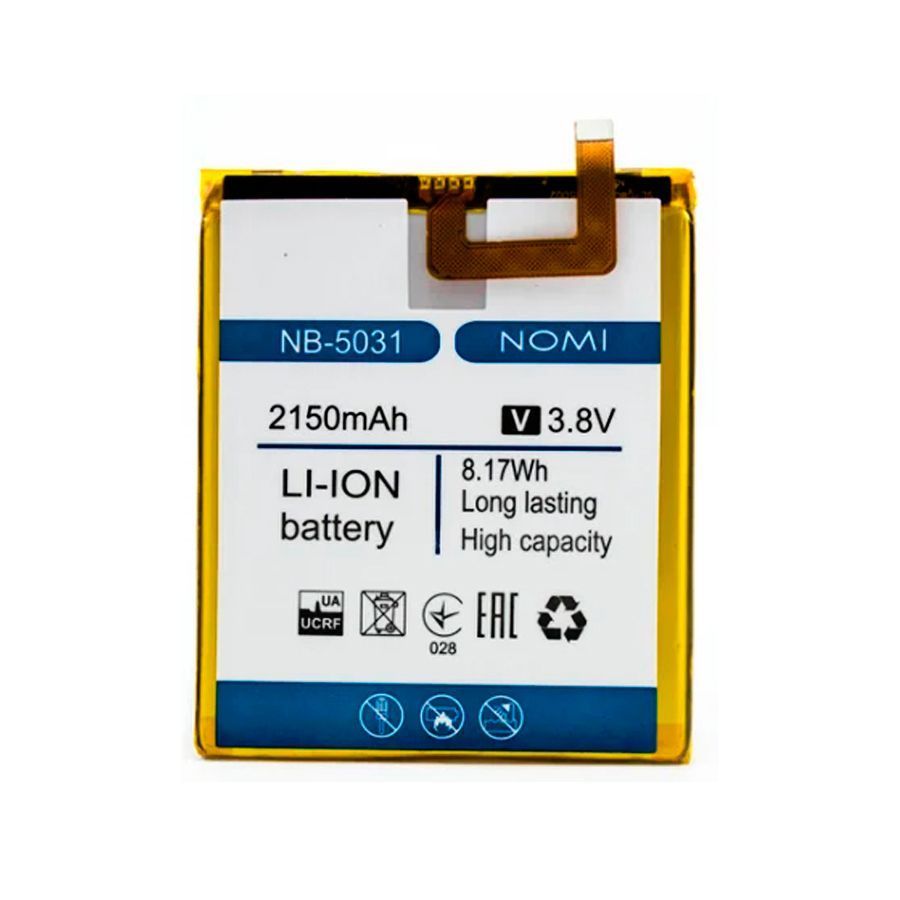 Аккумулятор Nomi NB-5031 оригинал Китай i5031 Evo X1 2150 mAh 154812 фото
