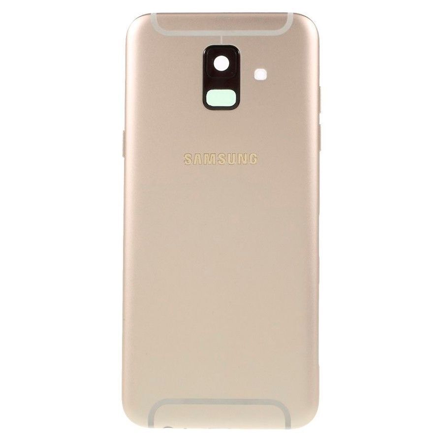 Задняя крышка Samsung Galaxy A6 2018 A600F (золотистая со стеклом камеры) 161369 фото