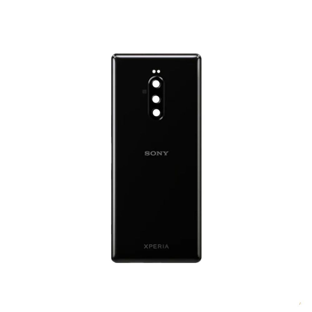 Задняя крышка Sony Xperia 1 J9110 (черная оригинал Китай со стеклом камеры) 146538 фото