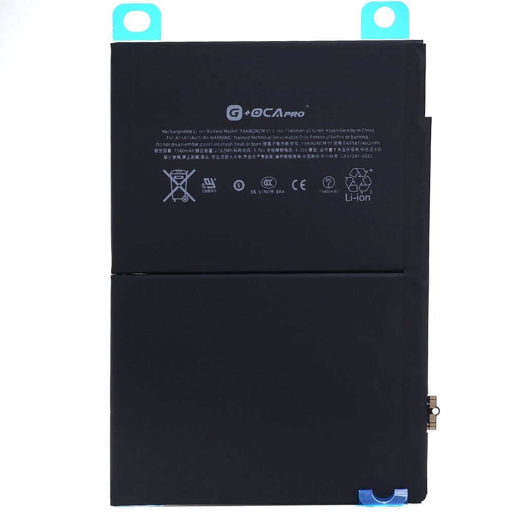 Аккумулятор Apple iPad Air 2 A1547 (A1566 A1567) (оригинал G+OCA Pro 7340 mAh) 183021 фото