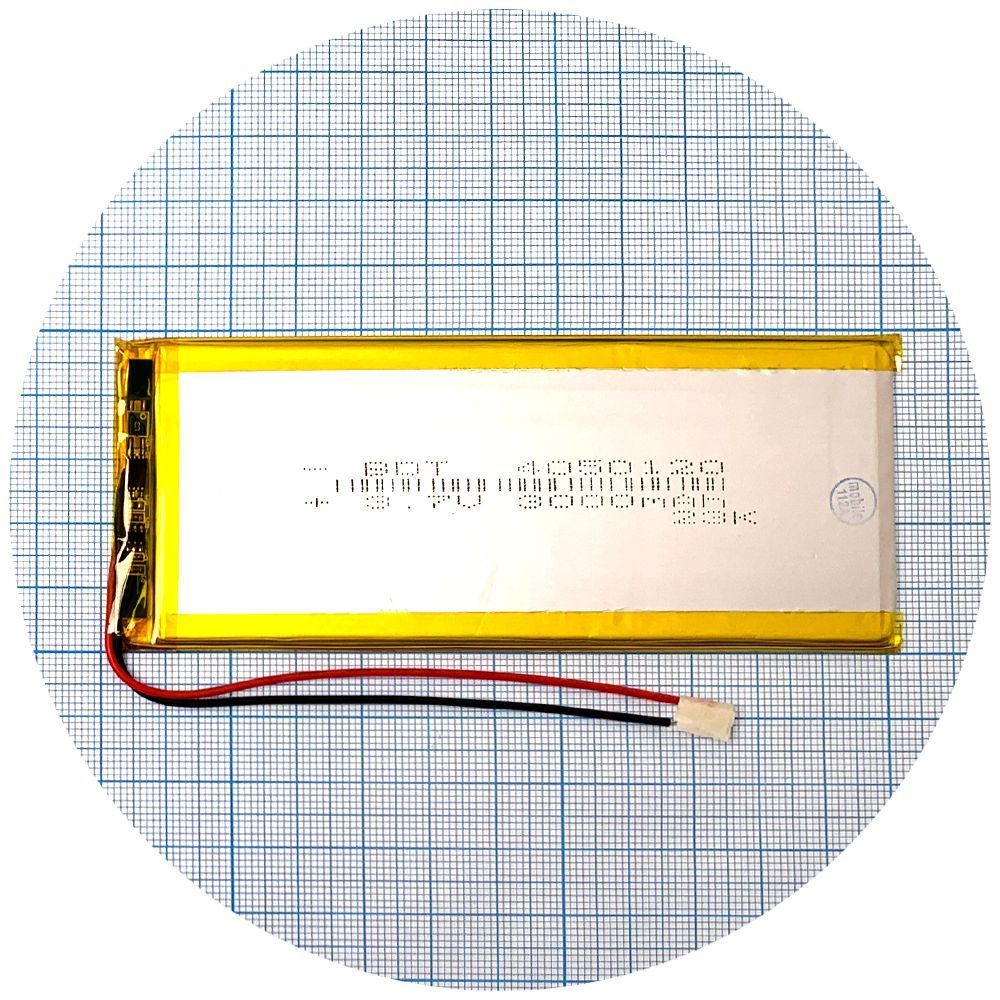 Аккумулятор универсальный 4050120 117 х 50 х 3 мм 3000 mAh 3.7V 143208 фото