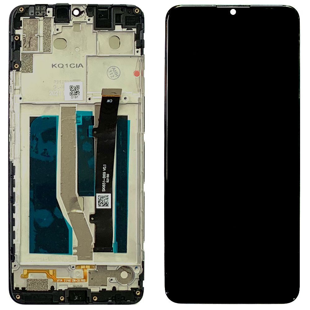 Дисплей ZTE Blade A71 A7030 + тачскрин с рамкой (оригинал Китай) 148800 фото