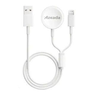Кабель зарядки Azeada PD-W14 2 in 1 Wireless Charger for Watch 184376 фото
