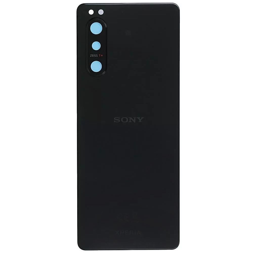 Задняя крышка Sony Xperia 5 II XQ-AS72 (черная оригинал Китай со стеклом камеры) 145620 фото