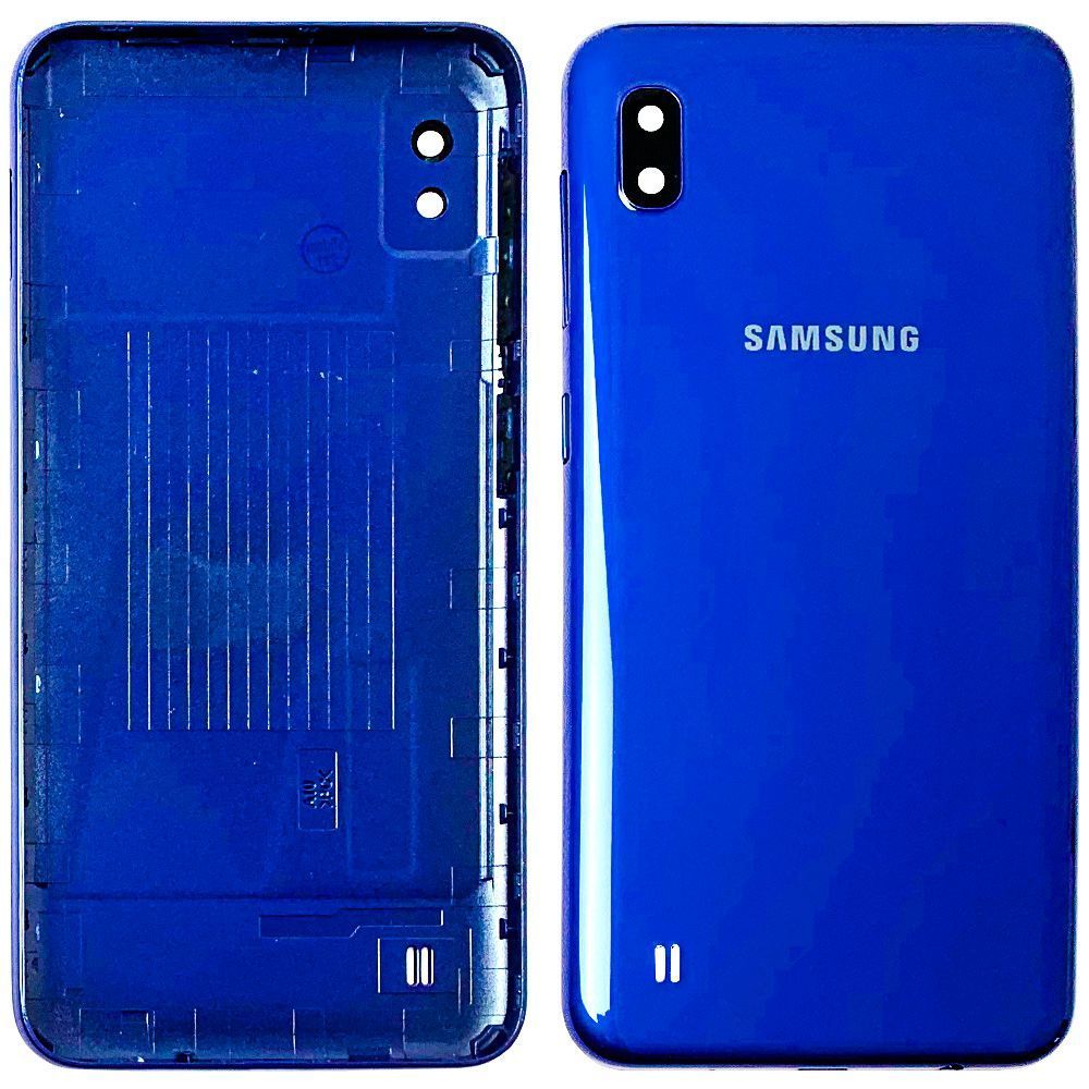 Задняя крышка Samsung Galaxy A10 2019 A105F (синяя со стеклом камеры) 162021 фото