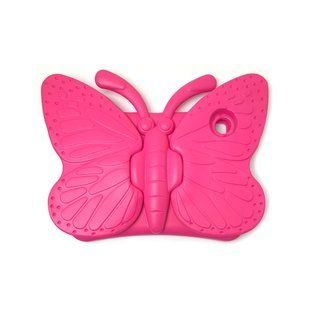 Детский противоударный чехол Butterfly для Pad Mini 1, Mini 2, Mini 3, Mini 4, Mini 5 (темно - розовый (Rose)) 155470 фото