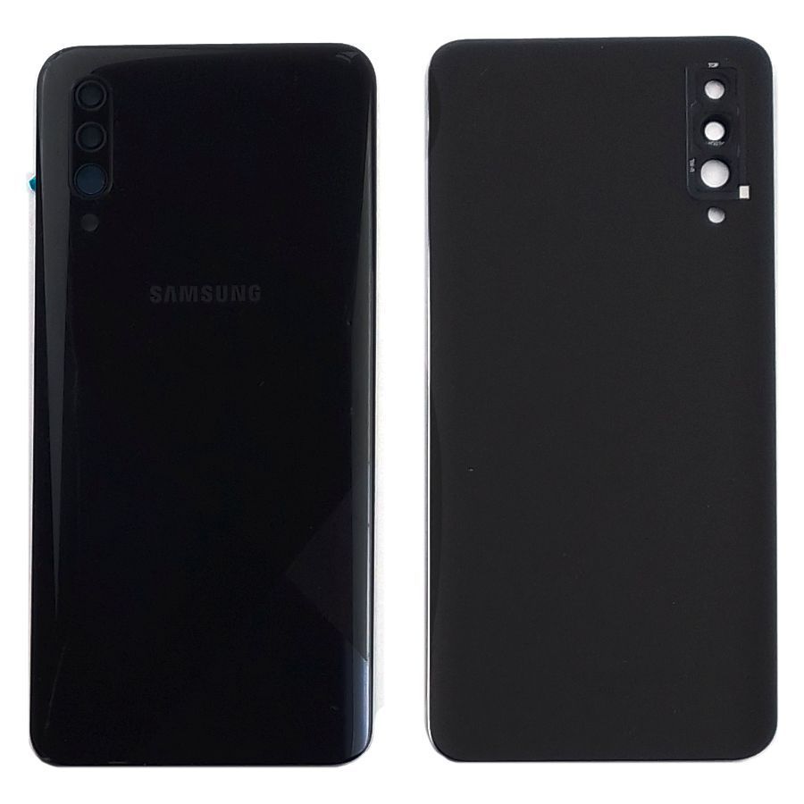 Задняя крышка Samsung Galaxy A30s 2019 A307F (черная оригинал Китай со стеклом камеры) 144323 фото