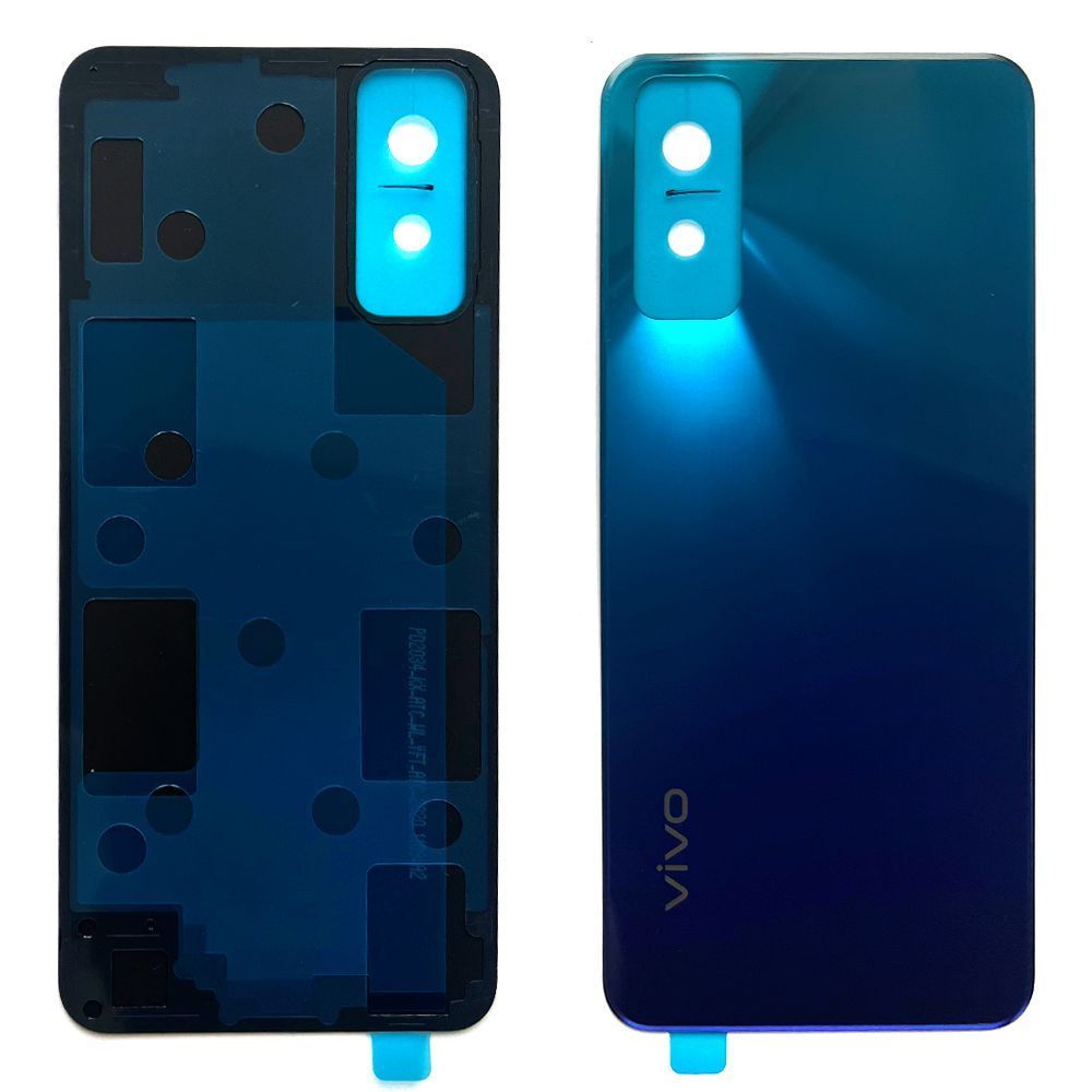 Задняя крышка Vivo Y20 (синяя оригинал Китай) 149672 фото