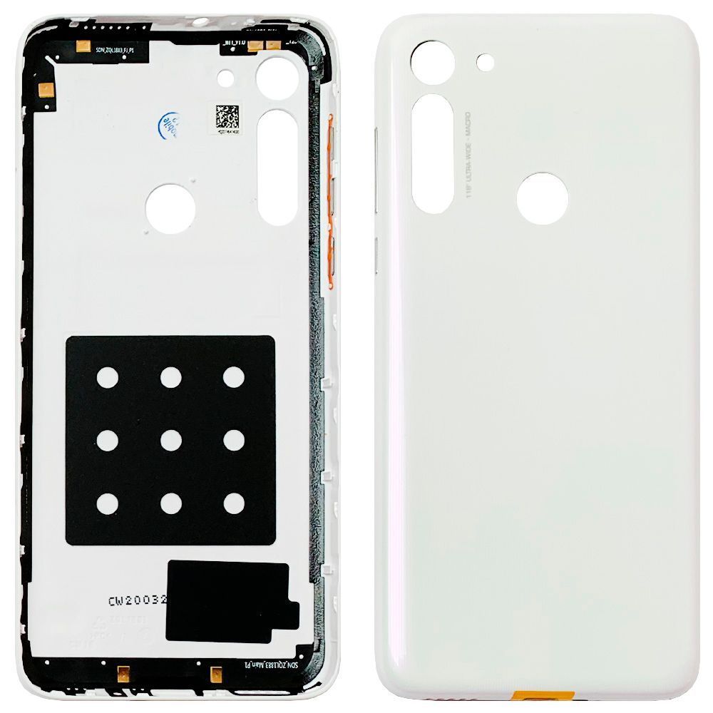 Задняя крышка Motorola Moto G8 XT2045-1 (белая оригинал Китай) 161278 фото