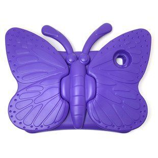Детский противоударный чехол Butterfly для Pad Mini 1, Mini 2, Mini 3, Mini 4, Mini 5 (фиолетовый) 155471 фото