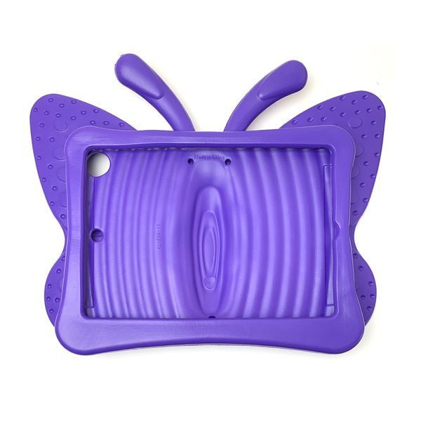 Детский противоударный чехол Butterfly для Pad Mini 1, Mini 2, Mini 3, Mini 4, Mini 5 (фиолетовый) 155471 фото