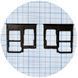 Держатель Sim карты Samsung Galaxy A20e A202F (черный на 2 Sim + Micro SD) 148247 фото