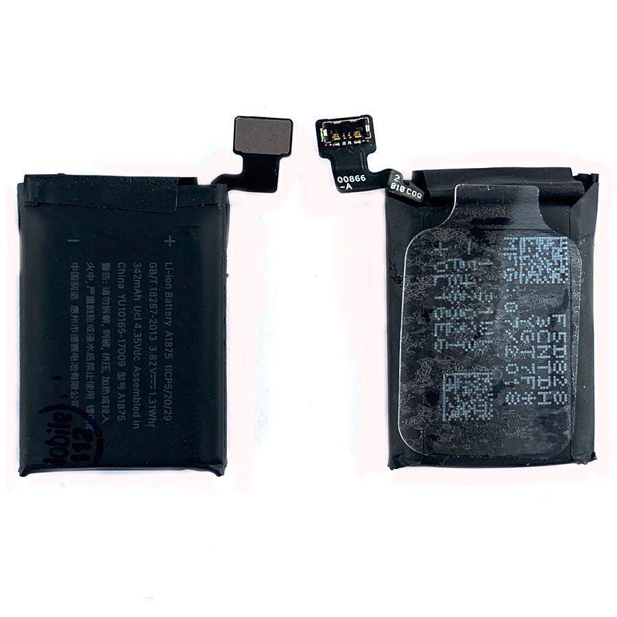 Аккумулятор Apple Watch 3 42 мм GPS A1875 342 mAh (оригинал Китай) 154371 фото